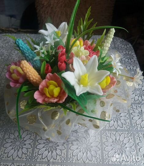 Букеты из мыла