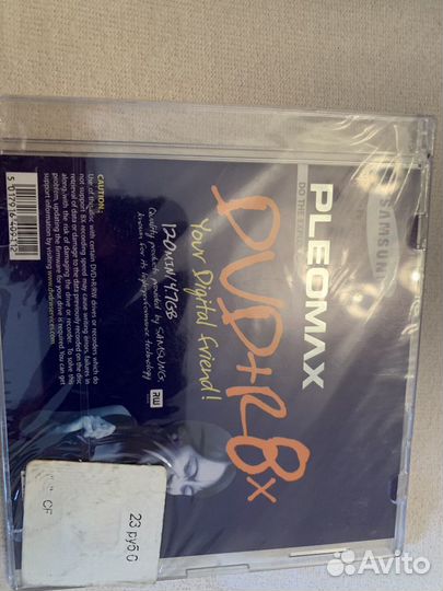 Диски чистые DWD RW и DWD R 12 шт