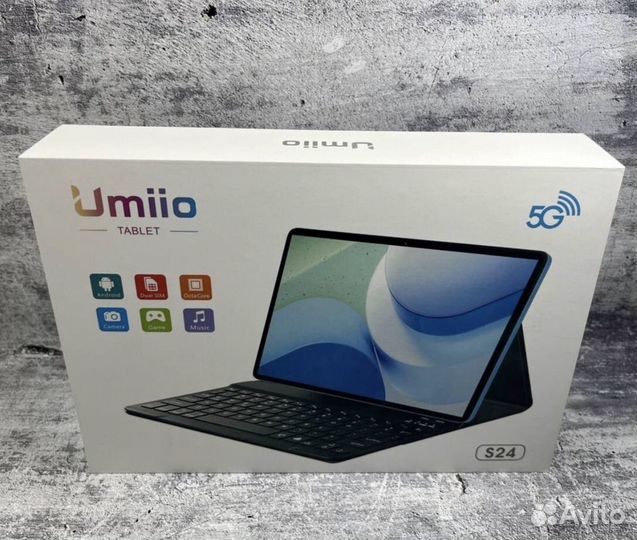 Планшет Umiio S24 (защитное стекло в подарок)