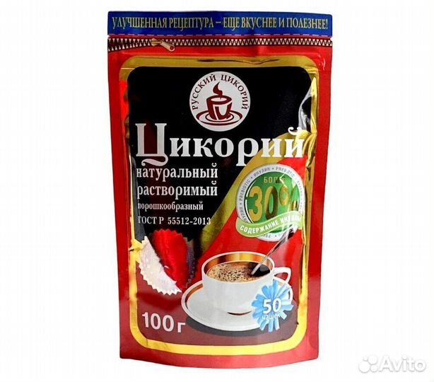 Цикорий Растворимый зип Русский Цикорий 100г