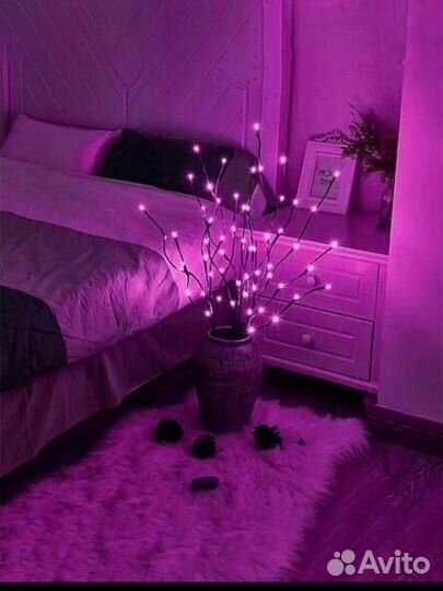 Декоративный свет в форме ветви дерева