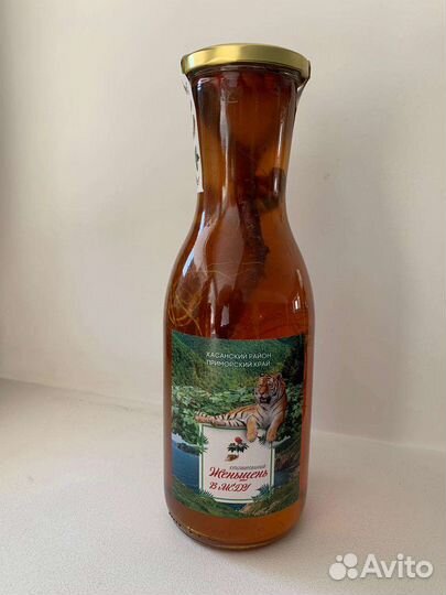 Женьшень в меду