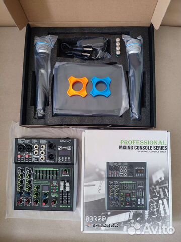 Микрофоны и Микшер комплект для вокала и караоке