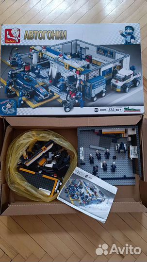 Конструктор Sluban Сервисная станция, аналог lego