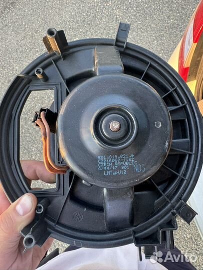 Мотор отопителя skoda octavia a7