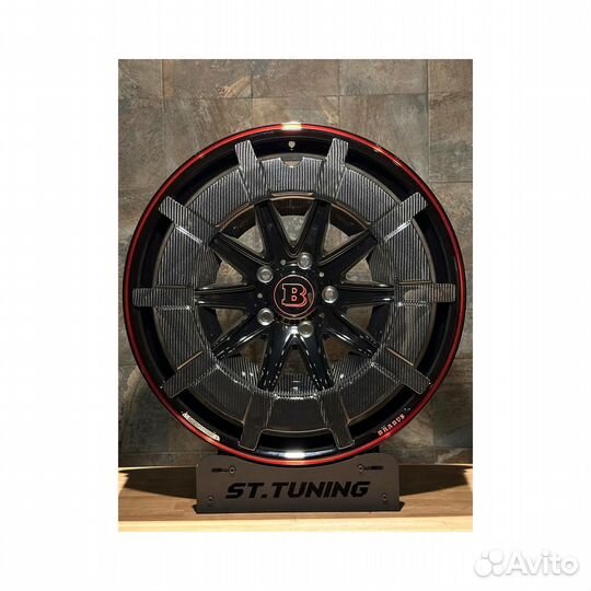 Литые диски 10x23 5x130 84.1 ET25 ST Forged MB Brbs Monoblock Z Gloss Black