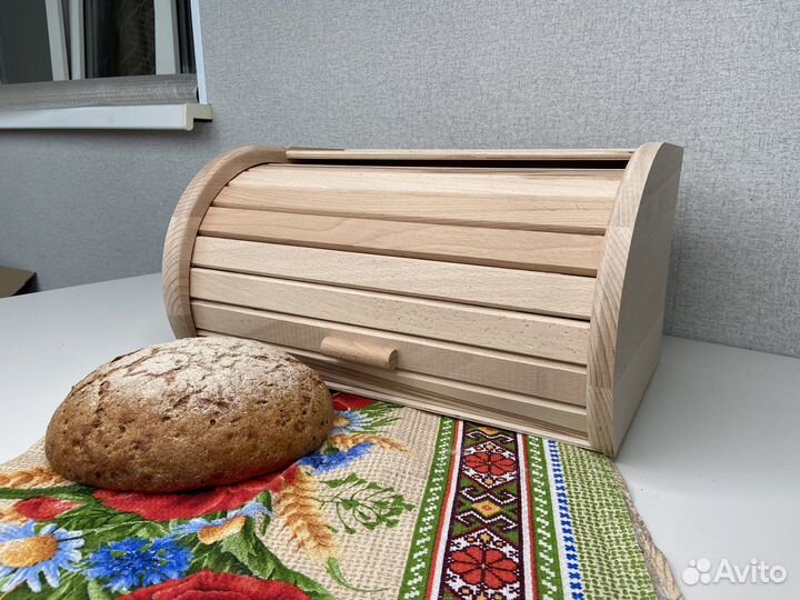 Хлебница деревянная