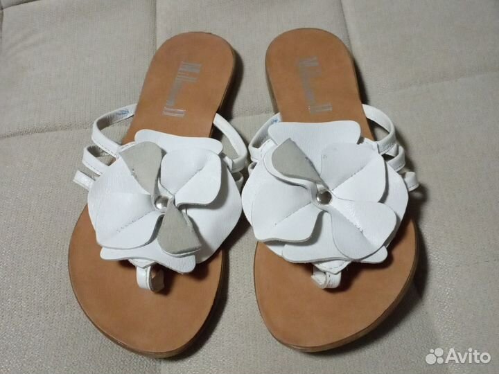 Шлёпанцы натуральная кожа
