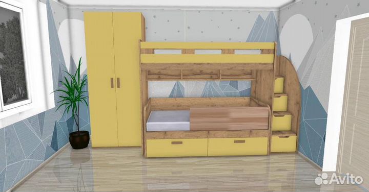 Двухъярусная кровать