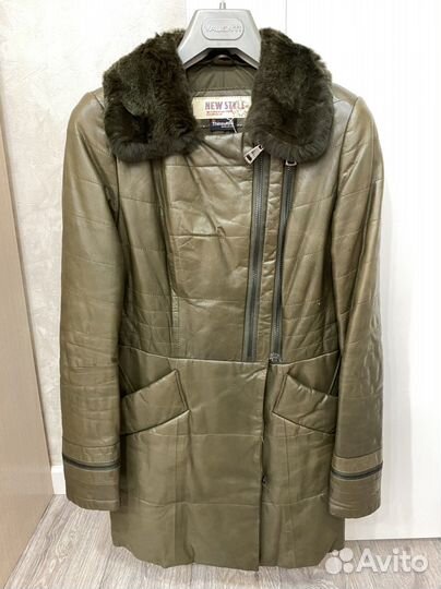 Куртка из натуральной кожи утепленная
