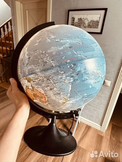 Глобус с подсветкой новый