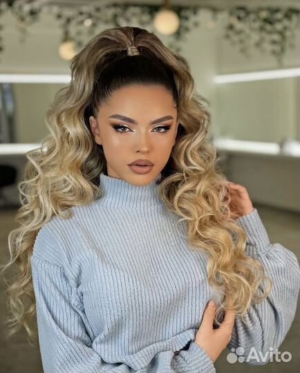 Хвост на резинке / накладной хвост / шиньён