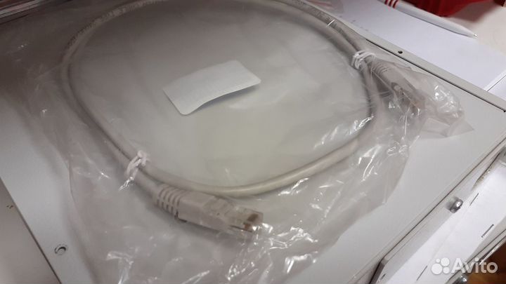 Патчкорд RJ-45, кат. 5е, 1 м., серый