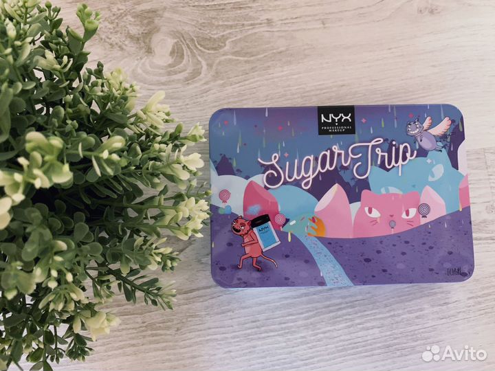 Набор пигментов и глиттеров NYX