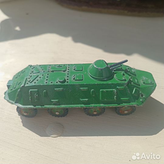 Танк бтр. Игрушка СССР. Модель танка СССР