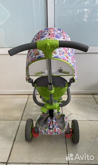 Детский велосипед с родительской ручкой