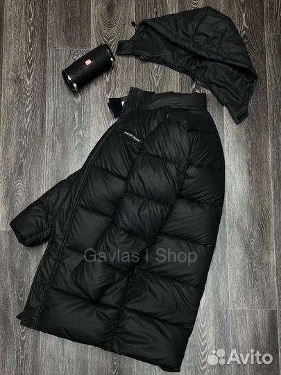 Пуховик мужской длинный