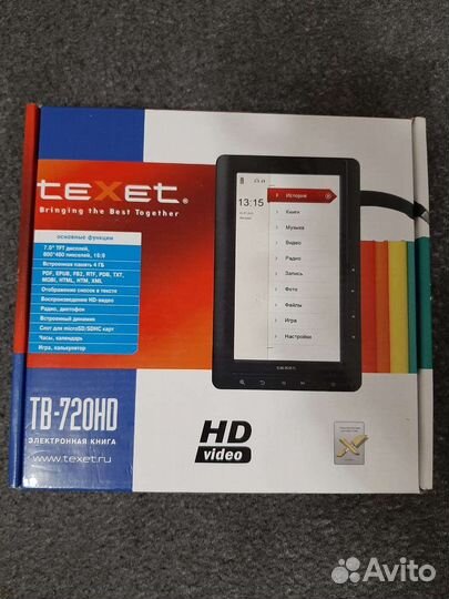 Электронная книга texet