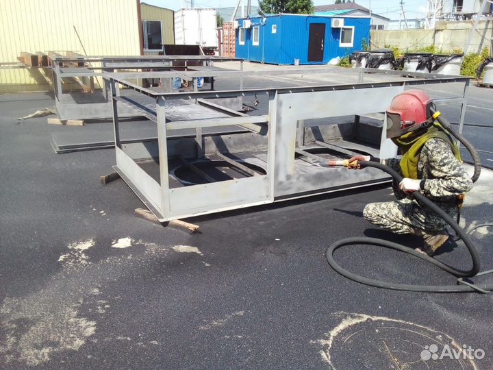 Пескоструй, Пескоструйная обработка