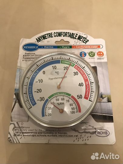 Термометр / гигрометр комнатный