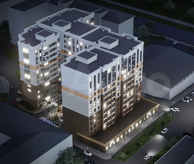 Квартира-студия, 53,7 м², 8/12 эт.