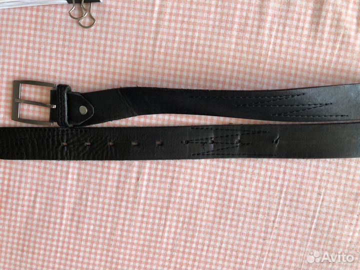 Мужской кожаный ремень