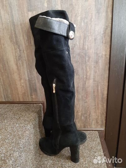 Сапоги женские ботфорты зимние