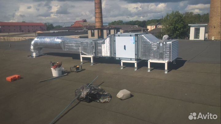 Монтаж систем вентиляции и кондиционирования