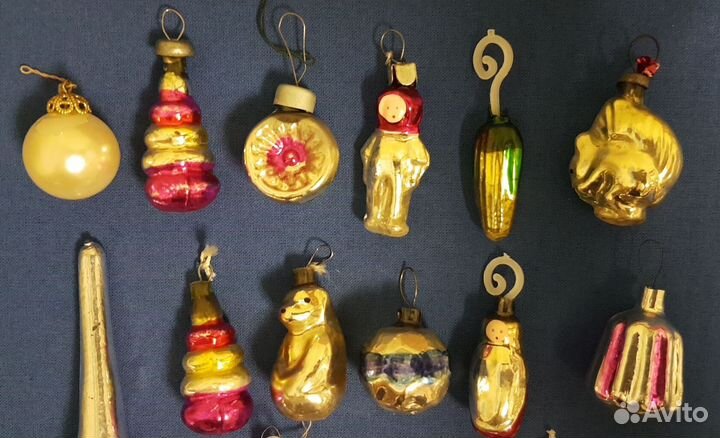 Елочные мини-игрушки, СССР