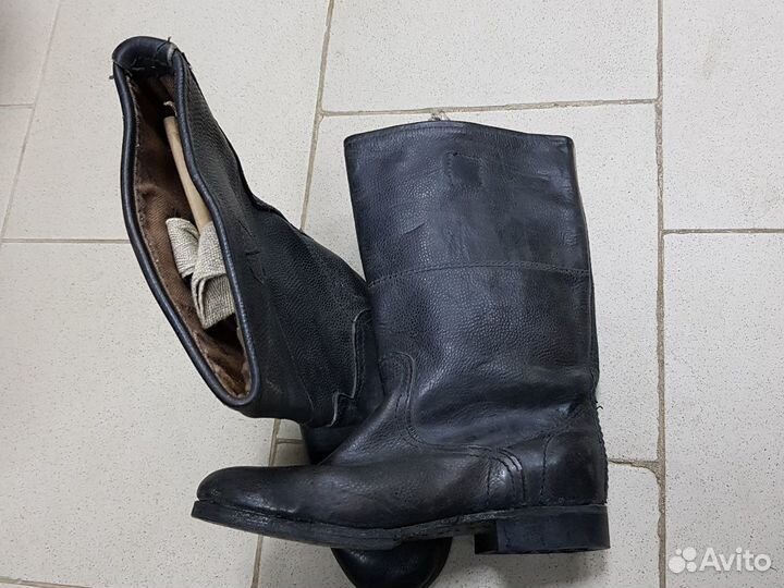 Сапоги яловые советские