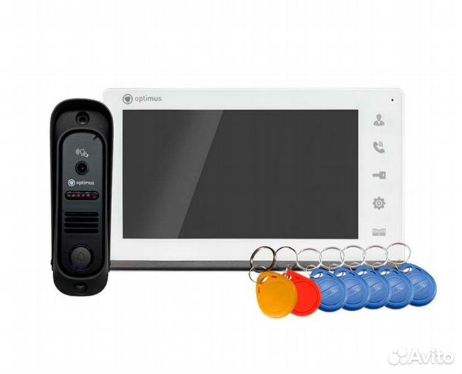 Комплект видеодомофонии со встроенным контрол