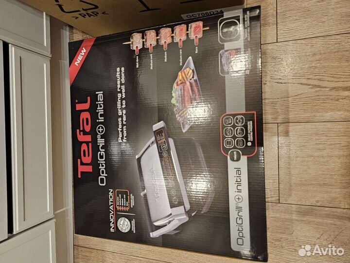 Электрогриль tefal optigrill новый