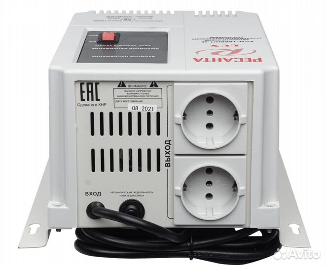 Стабилизатор напряжения LUX асн - 1000 Н/1-Ц Ресан