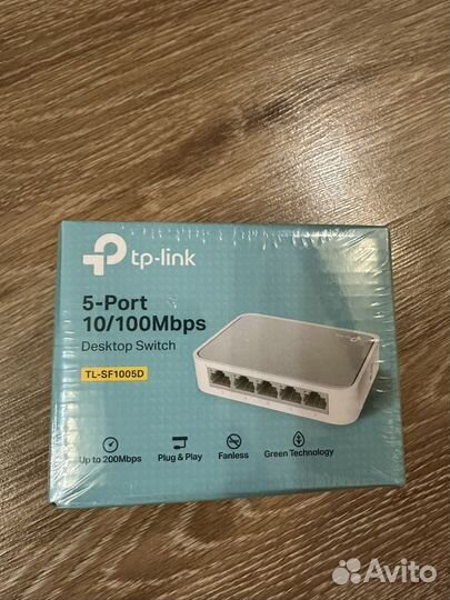 Коммутатор TP-link 5-Port 10/100 Mbps (TL-SF1005D)