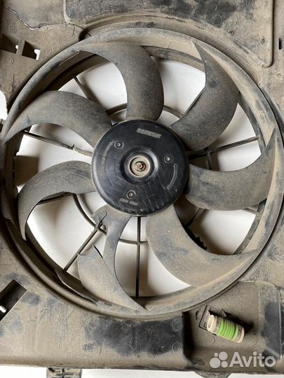 Мотор радиатора KIA Rio 3/ Hyundai solaris