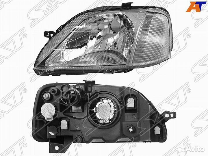 Фара renault logan 05-10