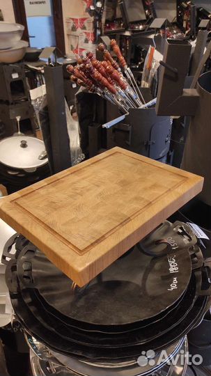 Разделочная доска торцевая- дуб