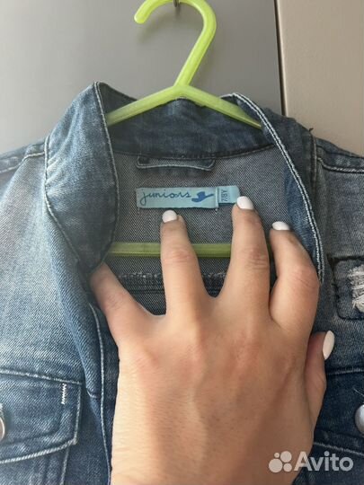 Жилетка джинсовая детская 7 8 лет для мальчика
