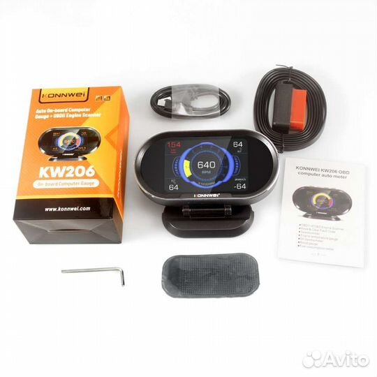 Бортовой компьютер Konnwei kw206