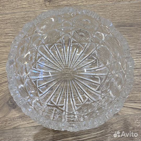 Салатник хрустальный, новый, СССР
