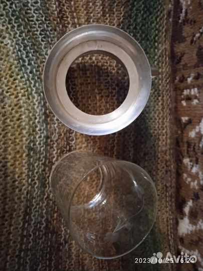 Подстаканник СССР со стаканом