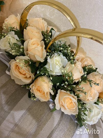 Свадебные украшения на машину