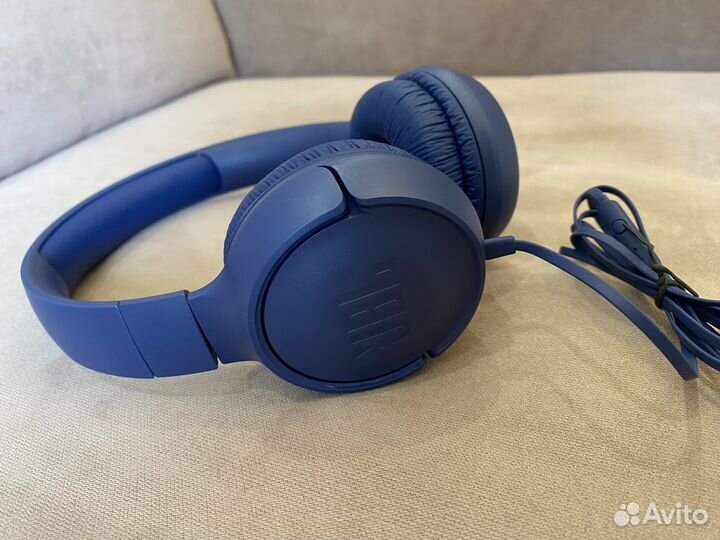 Наушники jblt500BLU синие новые