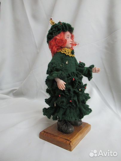 Интерьерная игрушка - девочка-елка