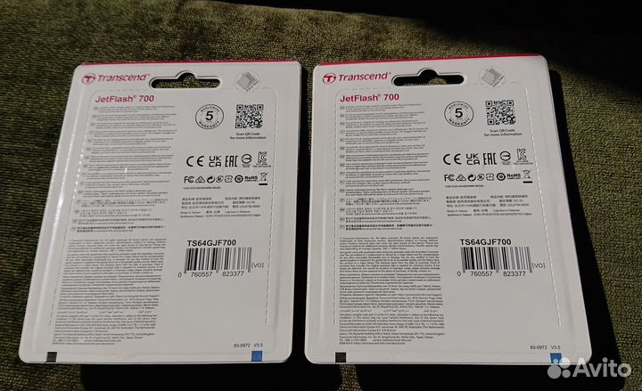 USB флешки Transcend 700/750/780 MLC 32/64/128GB