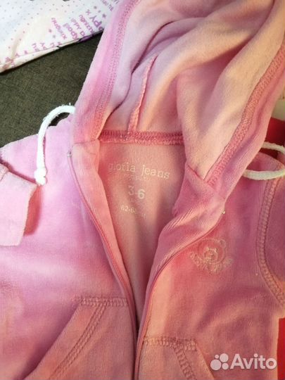 Вещи пакетом на девочку 62 68