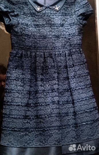 Детское нарядное платье с накидкой