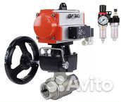 Кран шаровой DN.ru BV3232P(2pc) -FP-T-ISO-H 2 Ду50 Ру63 полнопроходной двухходовой, нержавеющая стал