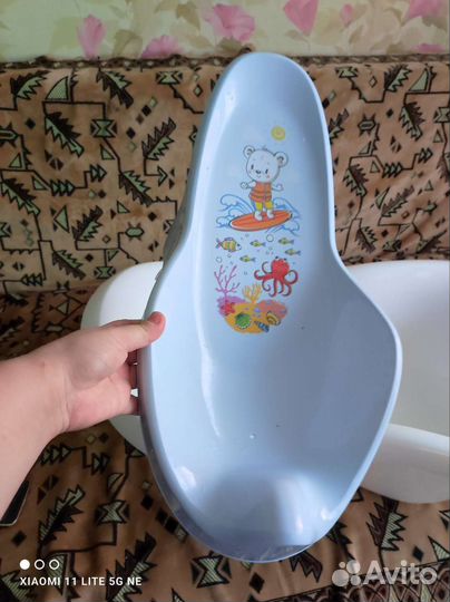 Ванночка для купания и горка