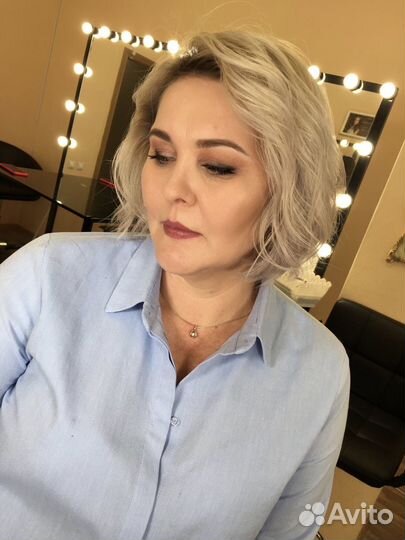 Макияж + локоны